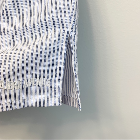 Djerf Avenue Breezy Short Blue Stripe Medium - Picture 8 of 10